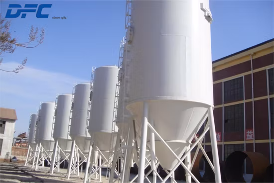 Poudre en vrac de ciment de chaux de silo en acier de stockage de grain de sable avec certifié ASME